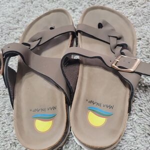 Maui Island Brown Sandals